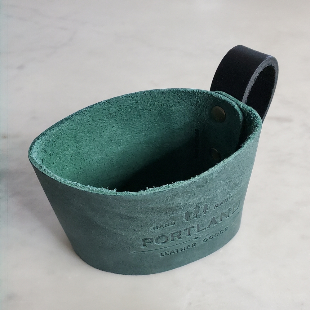 PLG Portland Leather Goods Mug Holder in Surf